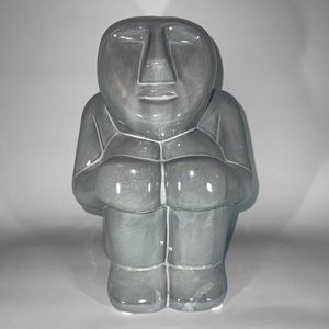 Gray Mayan Sculpture